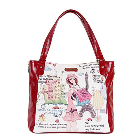 Nicole Lee Shopper Bag, Shopping Girl, One Size