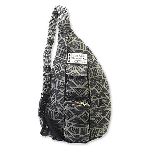 KAVU Ropalooza Rope Sling Bag Canvas Crossbody Shoulder Backpack - Granite