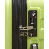 Dejuno Tahoma Lightweight 3-Piece Hardside Spinner Luggage Set, Navy, One Size