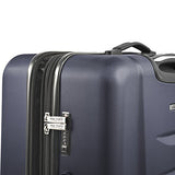 Mia Toro Italy Tasca Moderna Hardside Spinner Luggage 3 Piece Set - Burgundy