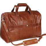 Amerileather 18" Leather Carry On Weekend Duffel,Brown,US