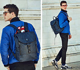 Bison Denim Multipurpose Classic Laptop Backpack Travel Hiking Daypack Water-Repellent School Bag