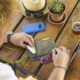 VENTURE 4TH Travel Wallet | RFID Passport Holder | Security Neck Pouch (Green)