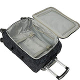 Baggallini 4 Wheel Carry-On, Blue Prism