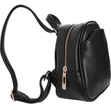 Humble Chic Mini Vegan Leather Backpack - Convertible Shoulder Purse Handbag Tiny Crossbody Bag,