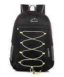 Foldable Lightweight Backpack Daypack Water Resistant Zippers for Outdoor Traveling Hiking Active