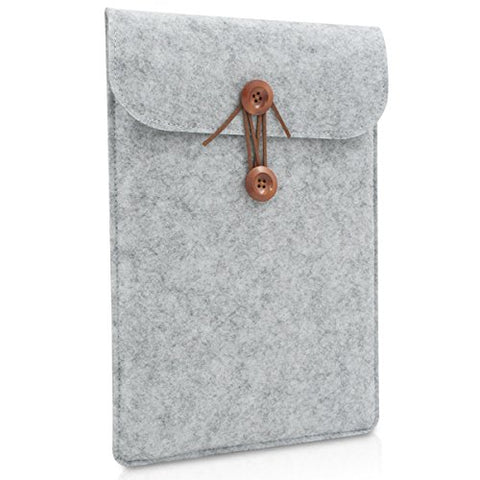 Buruis 13.3 Inch Felt Laptop Sleeve,Slim Envelope Case, Carrying Protector Bag for Apple Macbook