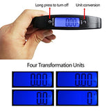 Portable Digital Luggage Scale Electronic Travel Hanging Postal Scale With Backlight Lcd Display