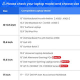 tomtoc 15 Inch Laptop Shoulder Bag with CornerArmor Patent Accessory Pocket, 360° Protective Sleeve