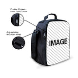 Bigcardesigns 3D Blue Wolf School Bag Backpack With Lunch Bag Pencil Case