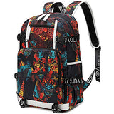 School Backpack for Teen Boys, Hey Yoo 2019 New Waterproof Bookbag School Bag Laptop Casual Backpack for Boys School (red)