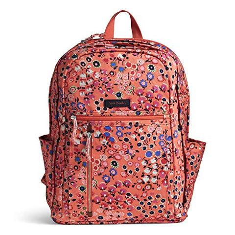 Vera Bradley Women's Lighten Up Grand Backpack, Coral Meadow