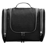 Bago Hanging Toiletry Bag For Men & Women - Toiletries Travel Organizer (Black)