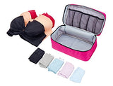 Packing Organizer Bra Underwear Storage Bag Travel Lingerie Pouch Toiletry Organizer (Grey L size)