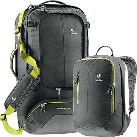 Deuter Transit 50 Backpack - Anthracite/Moss