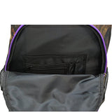 "E-Z Tote" Real Tree Print Hunting Backpack In 5 Colors (Purple Trim)