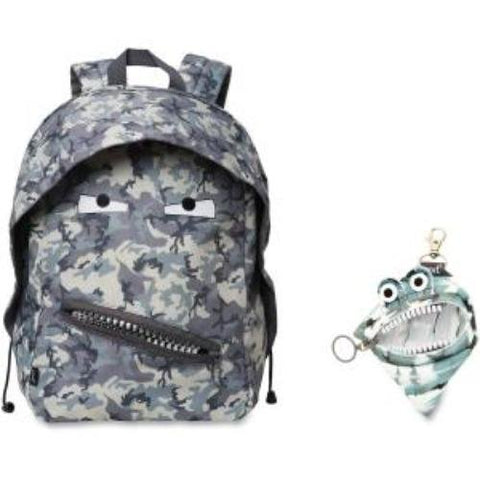 Zipit Grillz Carrying Case (Backpack) For Books, Binder, Clothing, Tablet, Snacks, Bottle, School -