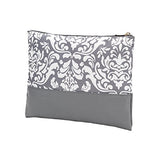 Viv&Lou High Fashion Zippered Pouchcan Be Personalized (Ella Gray Parisian Print)