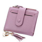 BOBILIKE Genuine Leather Bifold Wallet Small Coin Purse Card Holder ID Window Wallets for