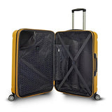 Gabbiano Viva 3 Piece Expandable Hardside Spinner Luggage Set (Yellow)