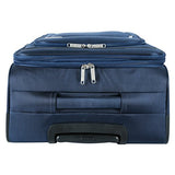 Travelers Club Luggage 3 Piece Top Durable Expandable Spinner Luggage Set, Blue