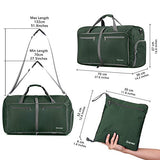 Gonex 80L Foldable Travel Duffle Bag for Luggage, Gym, Sport, Camping, Storage, Shopping Water