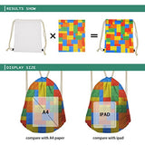 Bigcardesigns Drawstring Backpack Gym Bag Lightweight Sackpack Space Print
