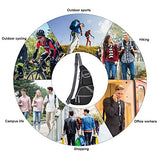 G4Free Black Sling Bag Chest Crossbody Bag Lightweight Sling Backpack One Strap Shoulder Backpack