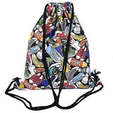 33 x 40Cm Girls Shoulder Bags Women Canvas/Cotton Backpack Bag Shoe Travel Pouch Portable
