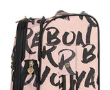 BCBGeneration BCBG Luggage Perf-ECT Expandable 24'' Softside Suitcase With Spinner Wheels (24in, Perf-ECT Pink)