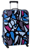 Ed Heck Luggage Scribbles 25 Inch Hardside Spinner , Blue, One Size