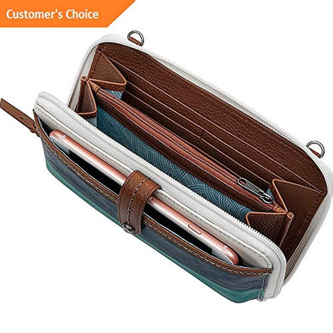Sandover The Sak Iris Large Smartphone Crossbody 10 Colors Womens Wallet NEW | Model LGGG - 5221 |