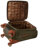 Caribbean Joe 20'' Carry-On Spinner Luggage Olive Green 20"