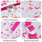 Vorspack Toddler Backpack Unicorn Kids Backpack with Chest Strap for Preschool Boys and Girls - Grey