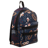 Dc Wonder Woman Backpack - Double Zipper Backpack With Wonder Woman Symbols
