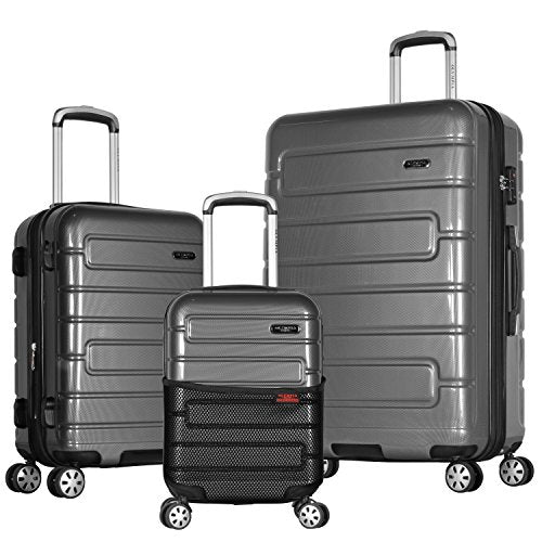 Imiomo 3 Piece Luggage Sets,Suitcase with Spinner Wheels,Luggage Set C –  Zoom Influence