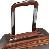 DELSEY Paris 40314880506 First Class Expandable Luggage with Spinner Wheels, Chocolate, Carry-On 21-Inch