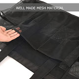 Ocim XXL Mesh Beach Bag, Extra Large Oversized Tote Bag with Zipper and Pockets