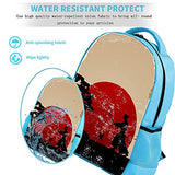 LORVIES Retro Japanese Martial Backpack Kids School Book Bags for Elementary Primary Schooler for Boys