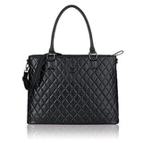 Solo Waldorf Tote with 15.6 Inch Laptop Compartment, Black