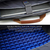 CoolBELL 17.3 Inches Laptop Messenger Bag Protective Shoulder Bag Canvas Business Briefcase Multi-Functional Computer Case for Men/Women/College/Office (Canvas Dark Grey)