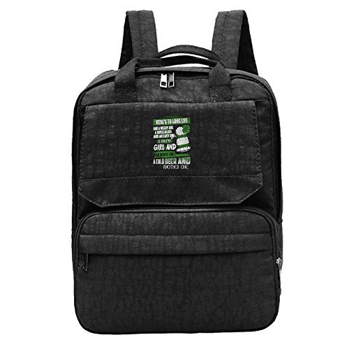 Evelyn C. Connor Women's Leisure Shoulder Bag Perfect For Outdoor Camping Black