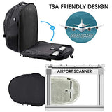 Laptop Backpack, Extra Large 17 Inch Business Travel Backpack with USB Charging Port Earphone Hole, Durable Water Resistant Work Computer Backpack College/High School Bags for Men/Women/Boys