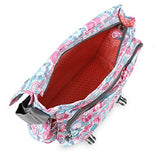 J World New York Terry Messenger Bag, Blue Raspberry, One Size