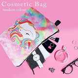 Drawstring Bag for Unicorn Gifts for Girls Include Necklace Bracelet Hair Tie