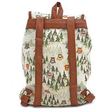 Loungefly x Star Wars Ewok Forest All Over Print Drawstring Backpack