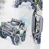 GIOVANIOR Cartoon Monster Trucks Luggage Cover Suitcase Protector Carry On Covers