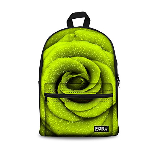 Freewander Creative Personalized Print Casual Canvas Backpack Canvas Daypack for Kids