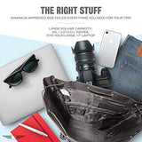 Point Coast 18x14x8 Personal Item Under Seat Travel Carry On Backpack Waycarrier II (black)