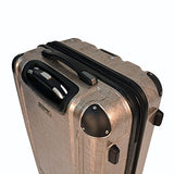 Mia Toro Italy Macchiolina Polish Hardside Spinner Luggage 3pc Set, Gold